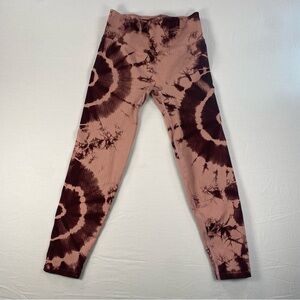 PINK Victoria’s Secret Active Tie Dye Leggings High Waist Workout Yoga Small